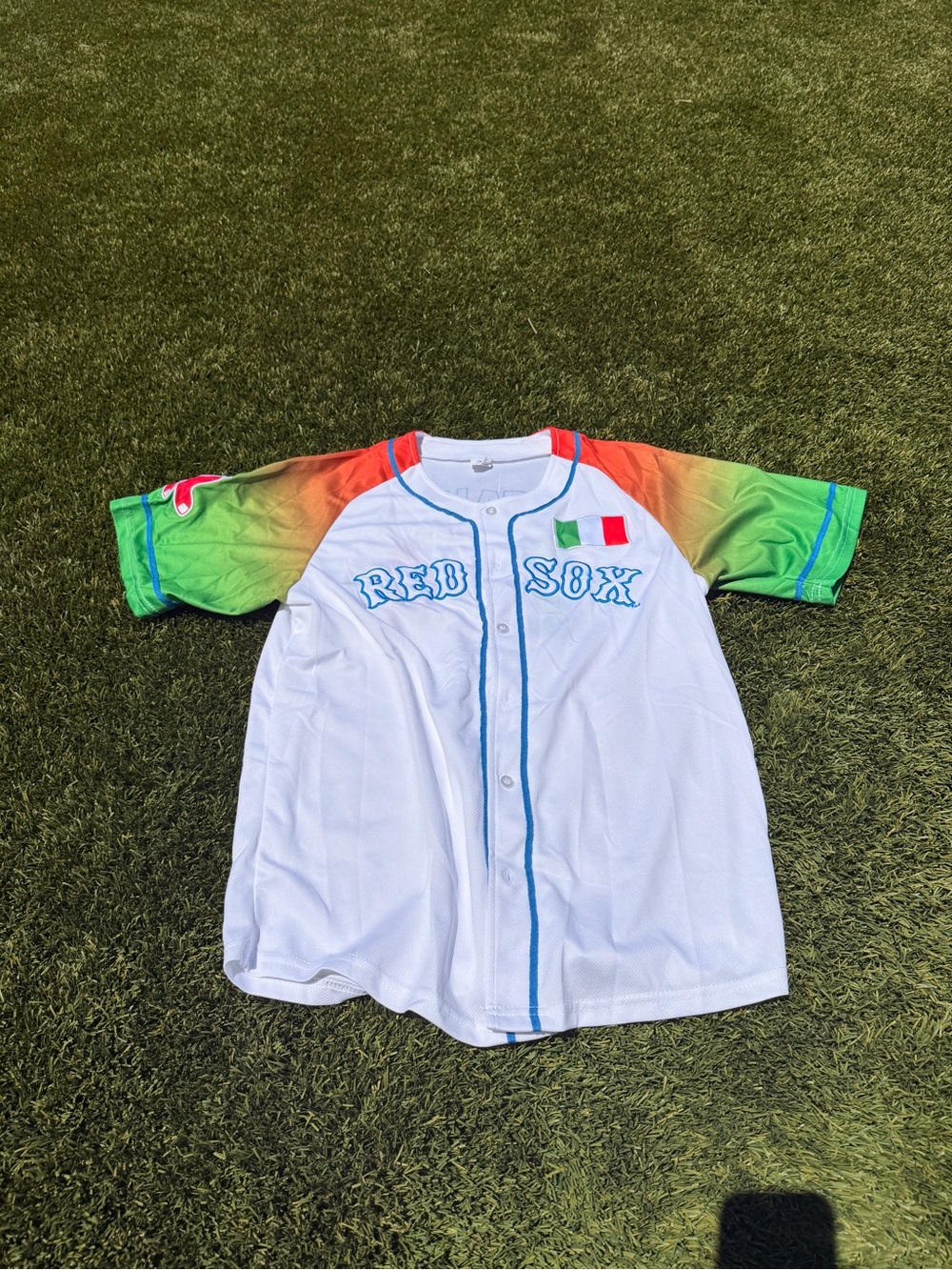 Boston Red Sox Italy Baseball Jersey